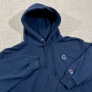 Official Earl‎ Sweatshirt Champion RARE Size XL Navy Blue Odd Future Rap Hoodie